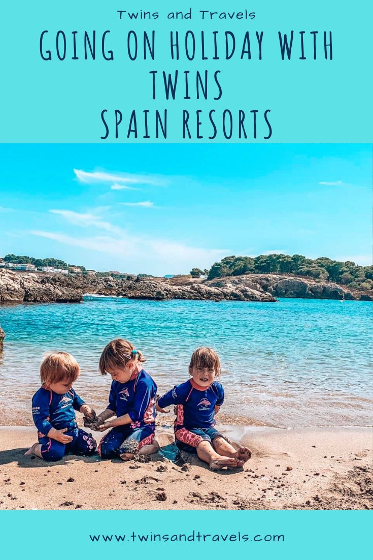 Spain holiday resorts pin