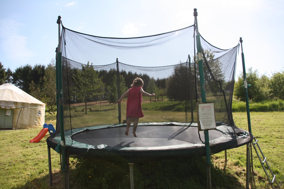 Outdoor play equipment for children at Greenwood Grange