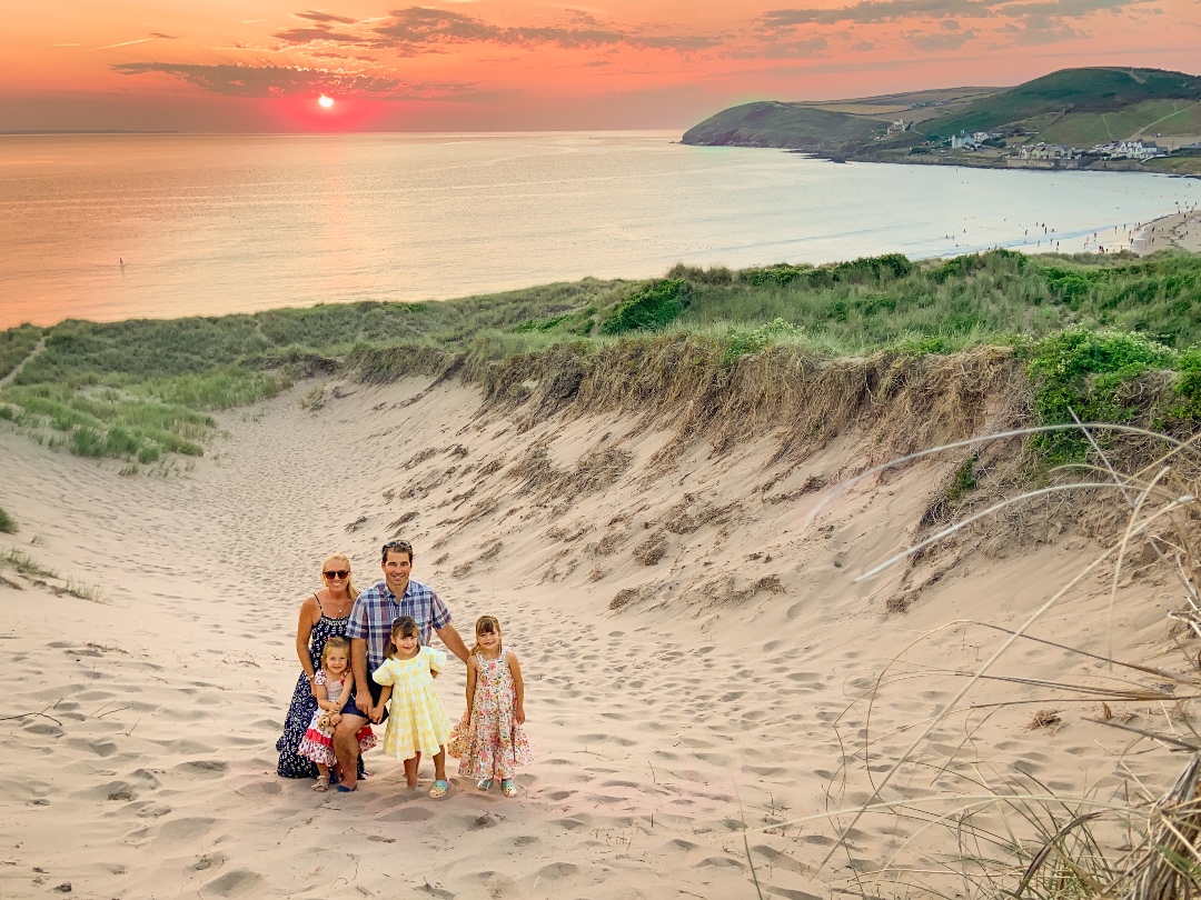 Croyde Bay at sunset