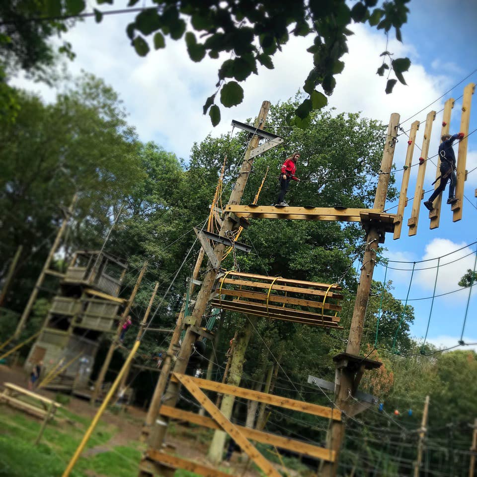 Nuclear high ropes course days out in essex