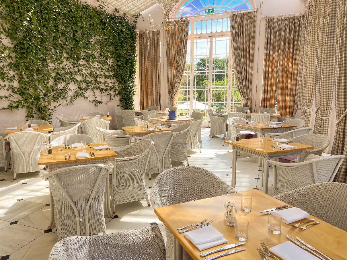 The Ickworth Hotel conservatory dining room