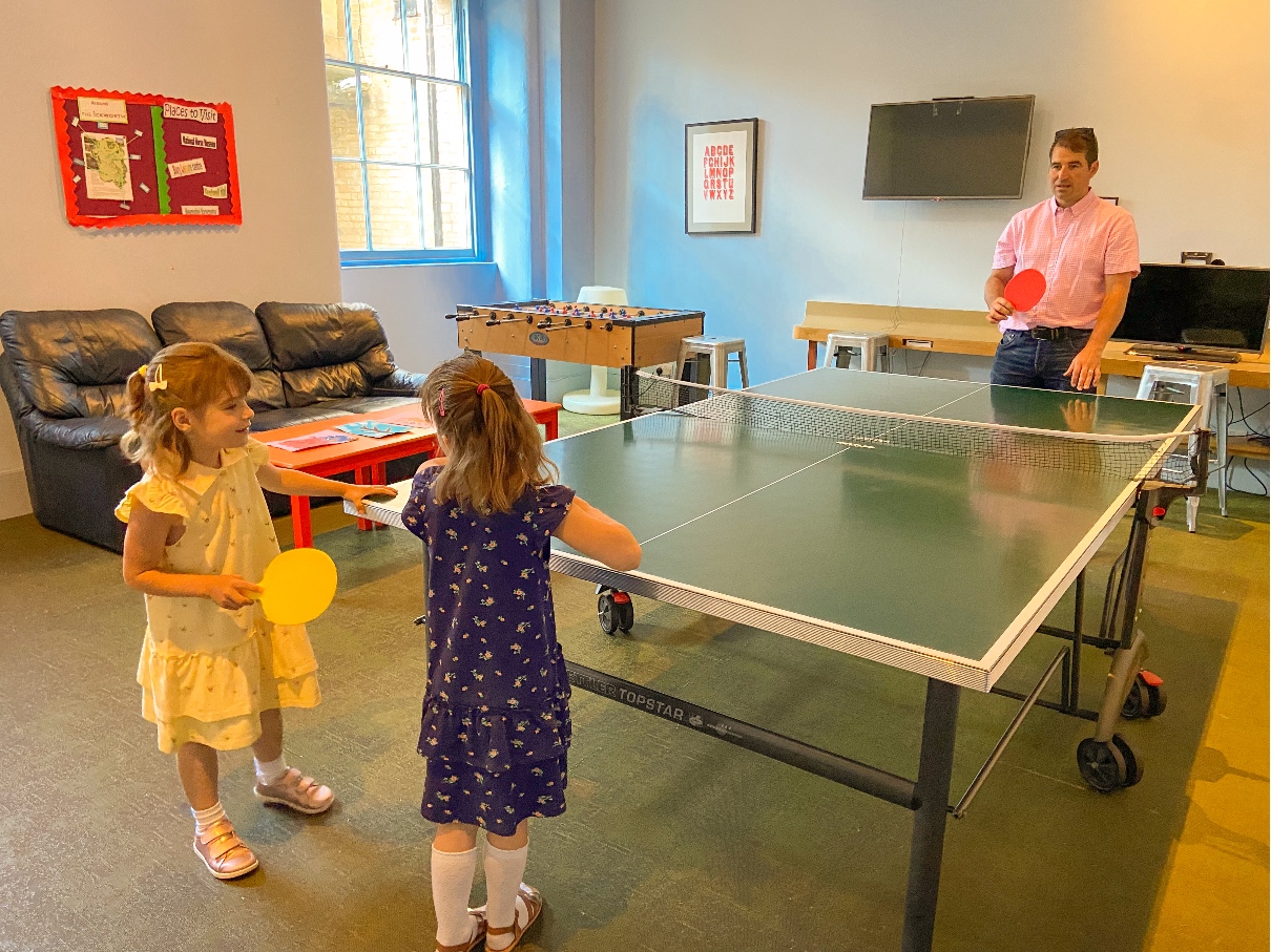 The Ickworth Hotel table tennis games room