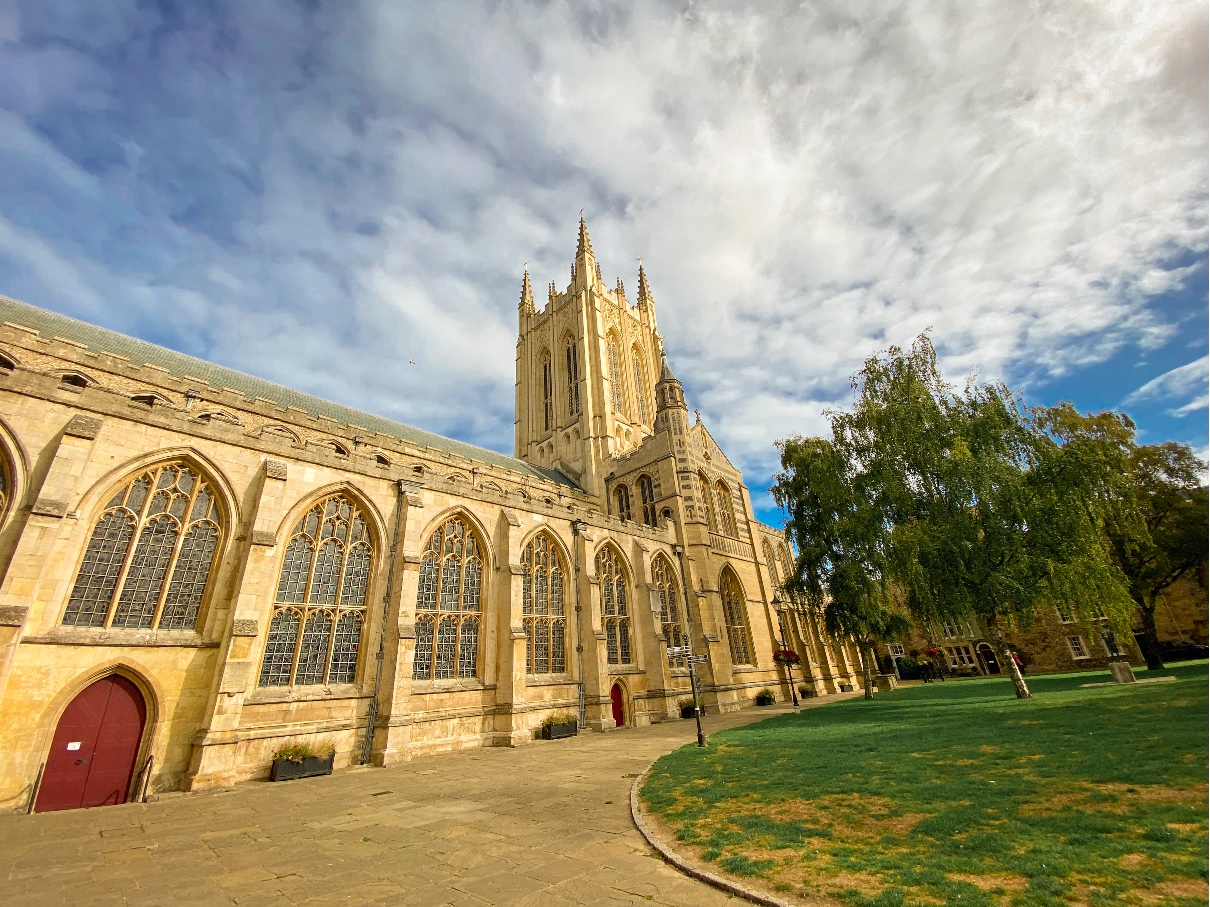 Bury St Edmunds cathedral view