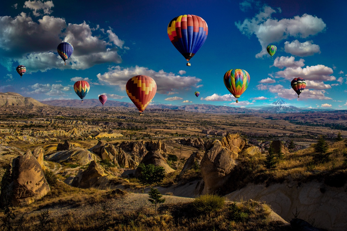 Gifts for travel lovers hot air balloon rides