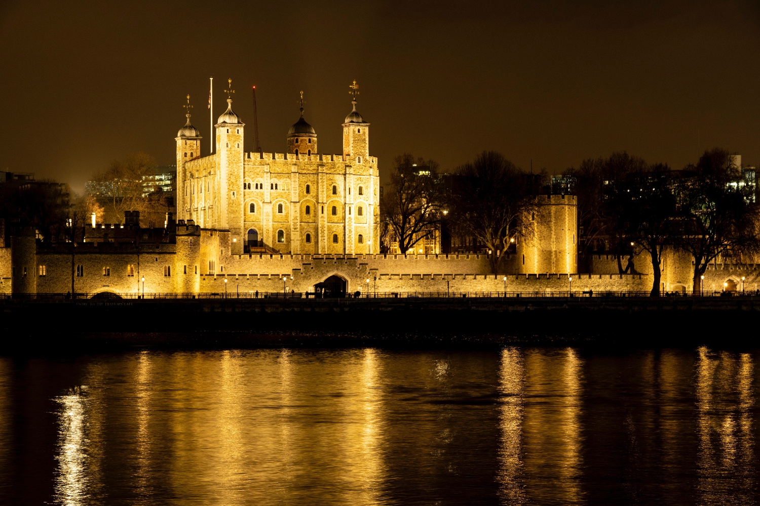 Tower of London at night